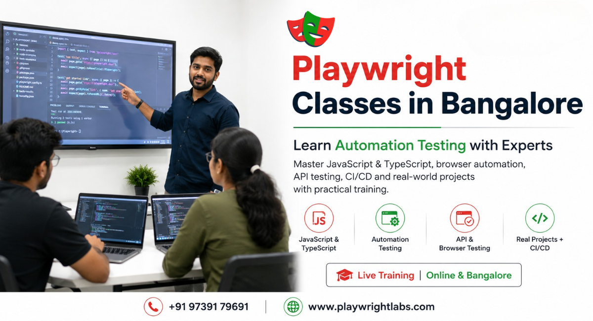 Playwright Training in Bangalore